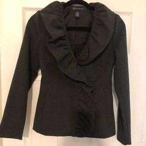 INC International Concepts Ruffle Jacket Size XS